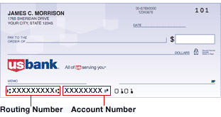 us bank account number lookup free